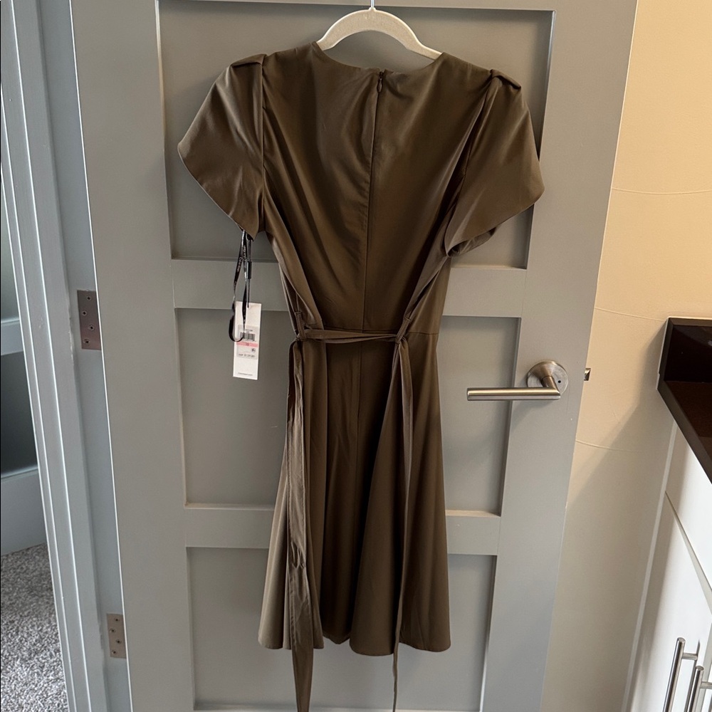 NWT Calvin Klein Olive Dress - Size 10 - Picture 7 of 9